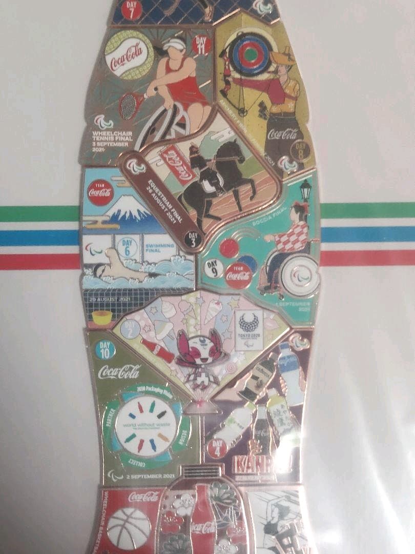 【非売品】コカコーラ 東京2020パラリンピック デイピンコンプリートセット