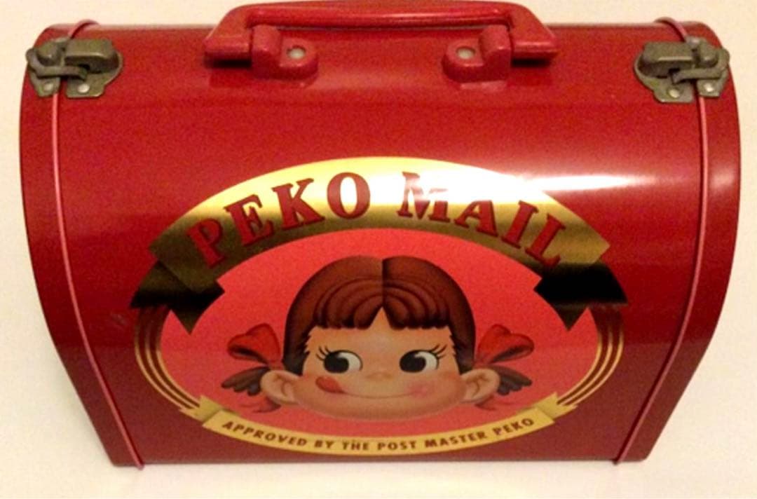 ✨超レア✨不二家　FUJIYA  ペコちゃん　当時物　ブリキ缶　BOX ✨超レア✨不二家 FUJIYA ペコちゃん 当時物 ブリキ缶 BOX ✨超レア