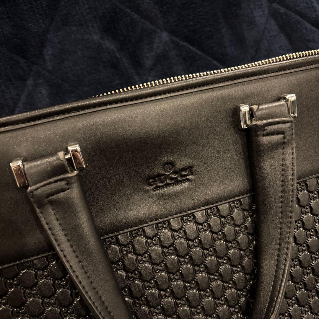 GUCCI グッチ　ビジネスバッグ　ブラック　黒
