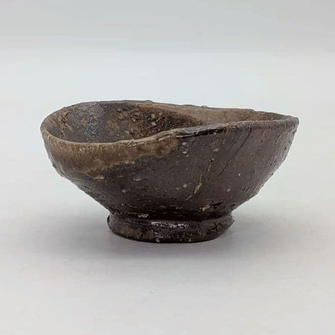 隠崎隆一 備前焼 酒呑 共箱 ぐい呑 酒器 酒盃 酒杯 食器 お猪口