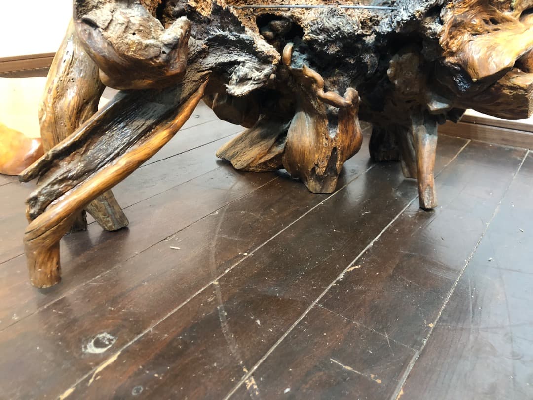 手渡し限定】自然木のアートオブジェ 飾り 昭和レトロ 古民家 床の間