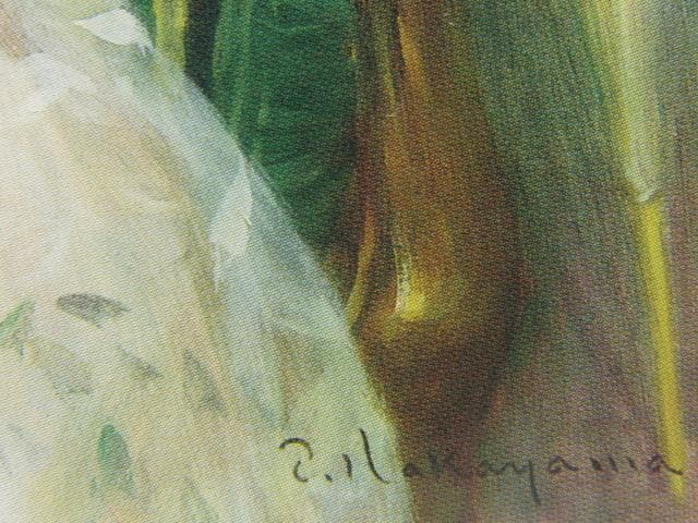 中山忠彦、古風な首飾り、希少な画集より、新品高級額・額装付