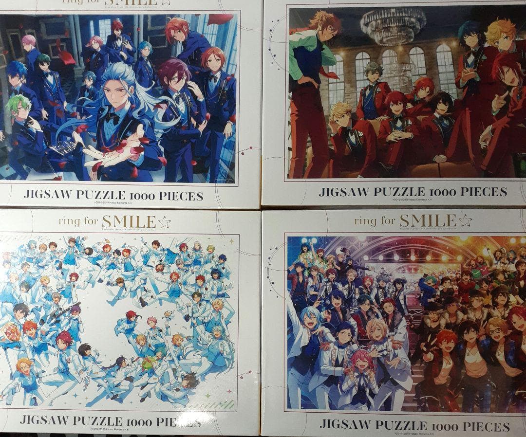 あんさんぶるスターズ 1000ピース ジグソーパズル 4点セット