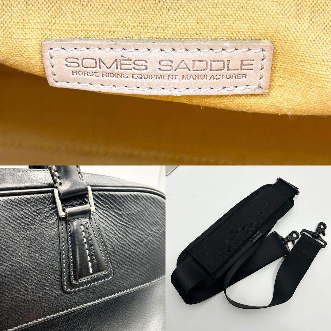 美品✨ ソメスサドル イノベーション ビジネスバッグ 2way レザー ブラック