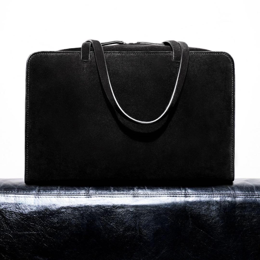 COS コス マレ ボウリングバッグ スエード ショルダーバッグ ハンドバッグ