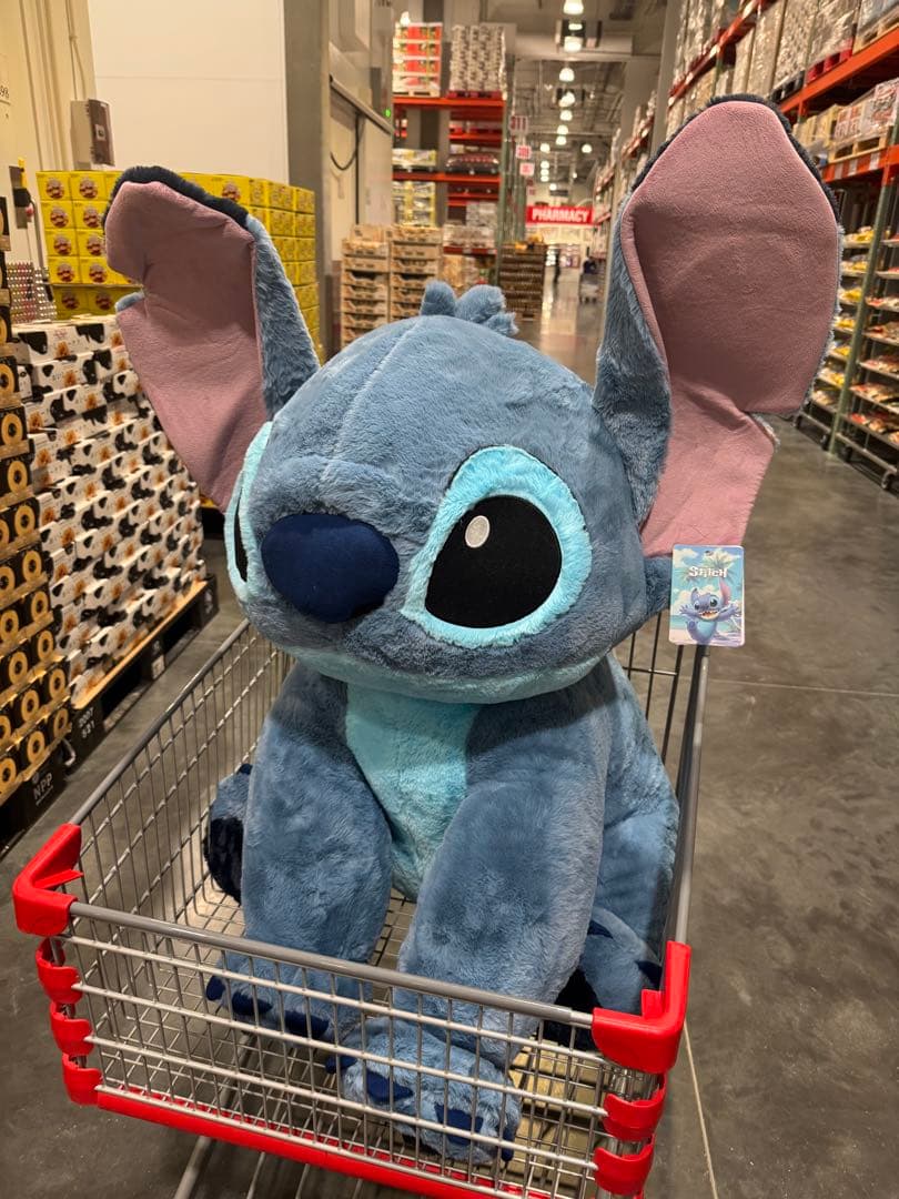 コストコ スティッチ 特大 ぬいぐるみ ブランケット入 コストコ