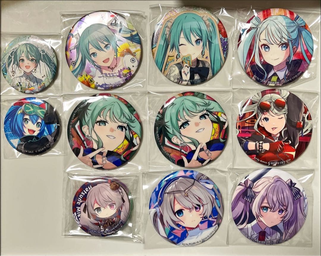 初音ミク　缶バッジ