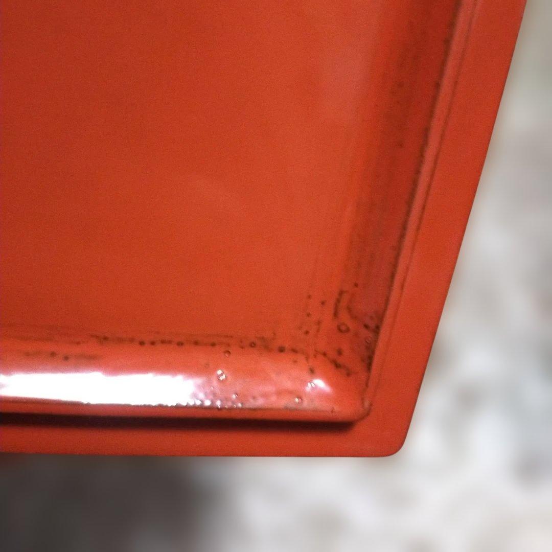 昭和　レトロ　津軽塗　重箱 金色と茶色の模様