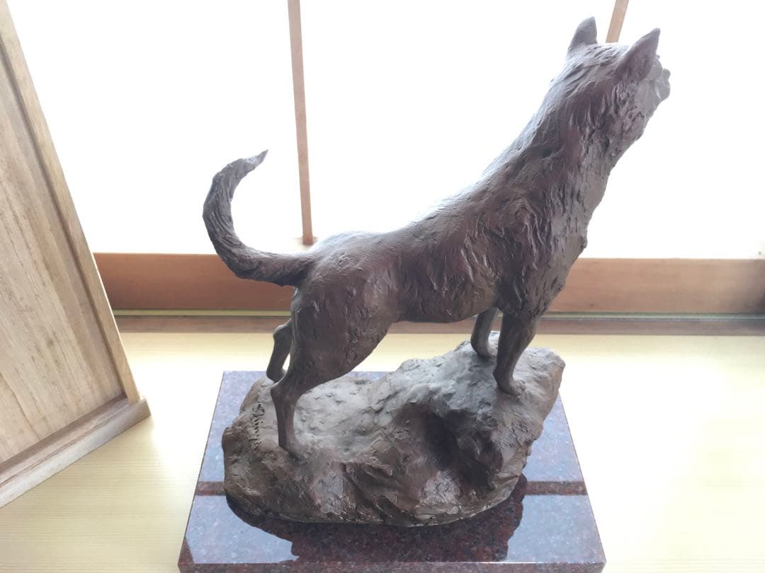 中村晋也 ブロンズ像⚫︎西郷どんのツン⚫︎箱付⚫︎置物｜