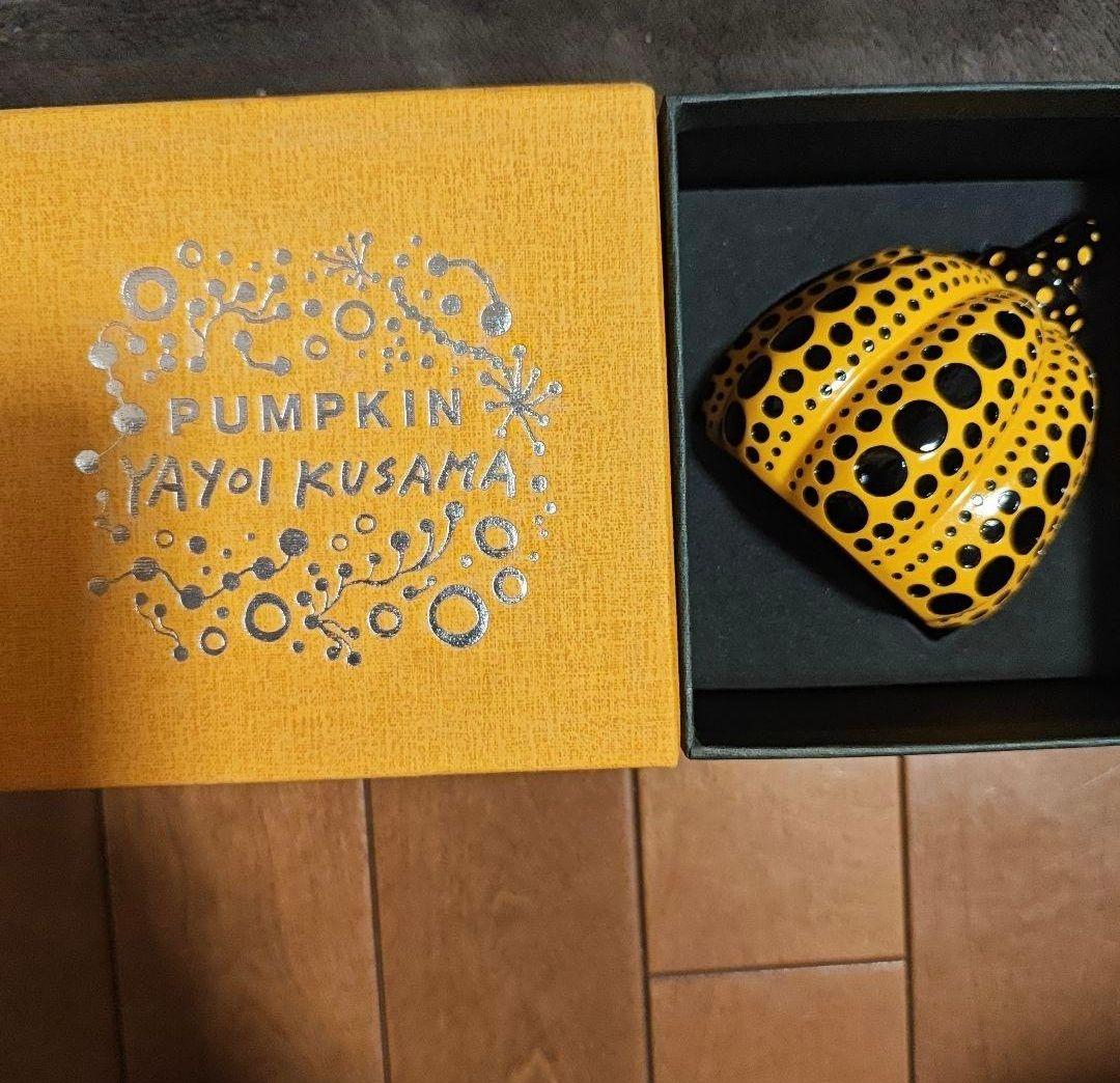 草間彌生 カボチャ （パンプキン） 黄 オブジェ ペーパーウェイト