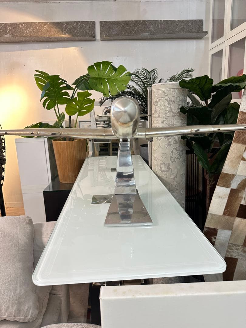 【東京23区配送無料】定価20万円　模型　アルミ　飛行機　卓上　スピットファイア