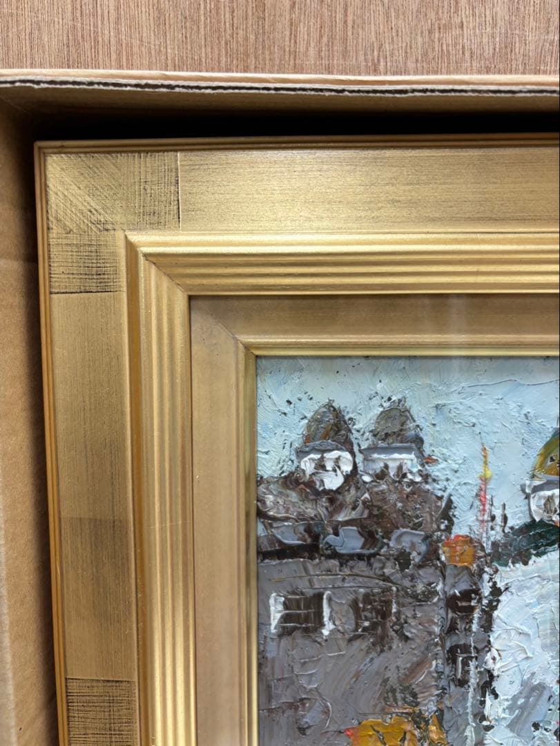 油絵 渡部ひでき F6 フランクフルト