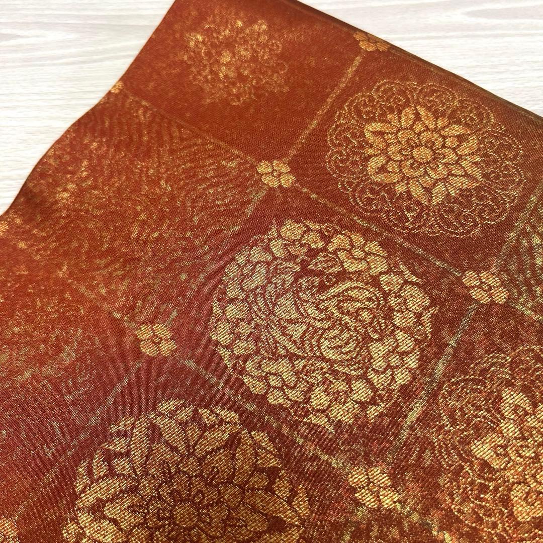 O-483 名古屋帯 名古屋仕立て 九寸 正絹 着物 - メルカリ