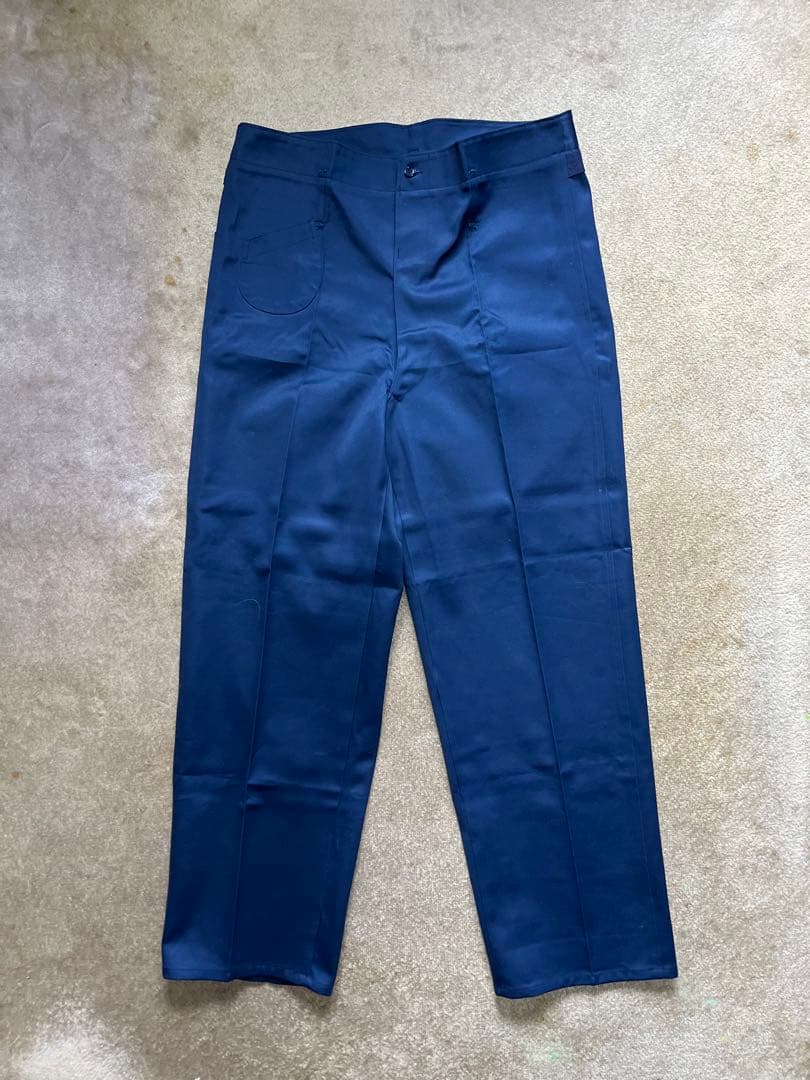 昭和レトロ 当時物 鉄道グッズ 上下セット 資料 ジャケット パンツ レア