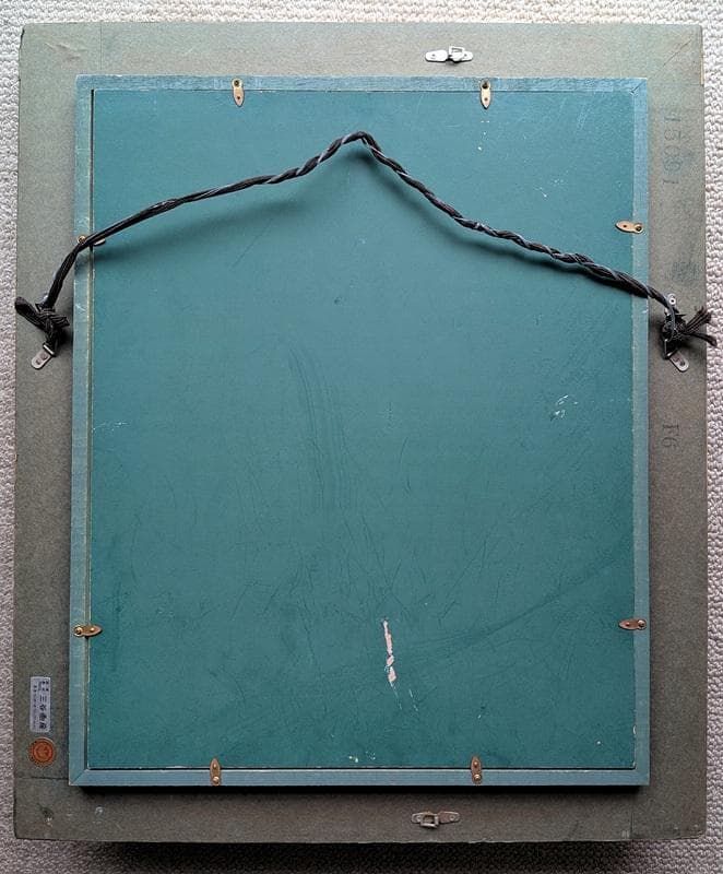 伊藤和生 藤田嗣治作「アトリエの自画像]リヨン美術館所蔵 油彩画にて