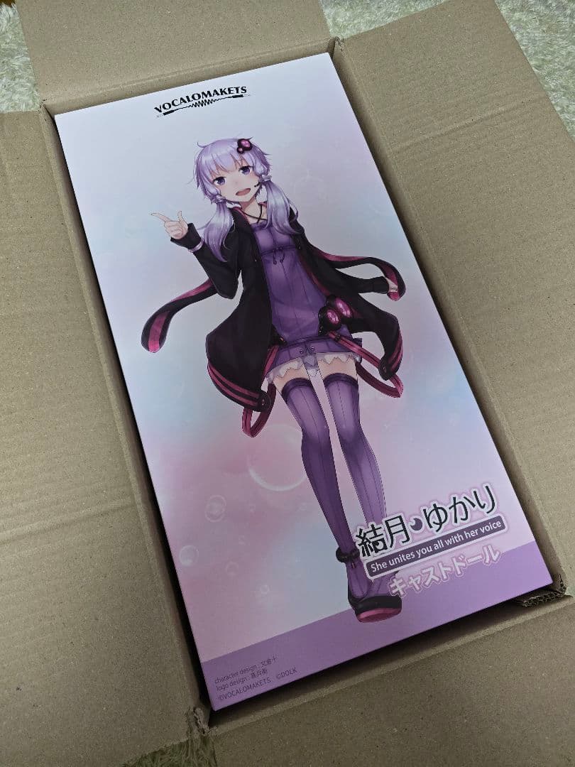 【新品：送料無料】「結月ゆかり」 キャストドール DOLKより音声合成キャラクター『結月ゆかり』 キャストドール受注販売