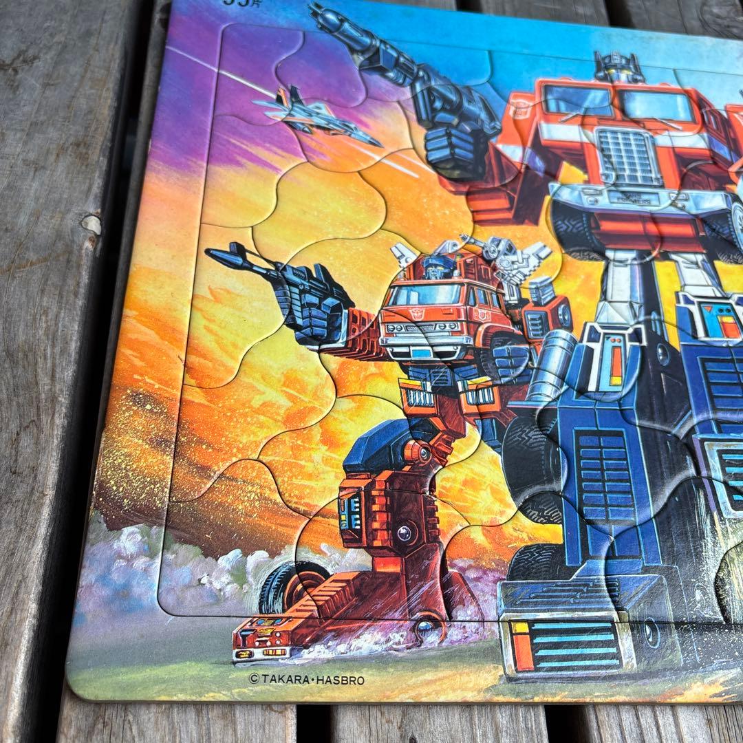 激レア 当時物 トランスフォーマー ジグソーパズル 昭和レトロ