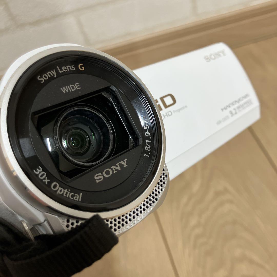 SONY HDR-CX670 ハンディカム　ビデオカメラ　ホワイト