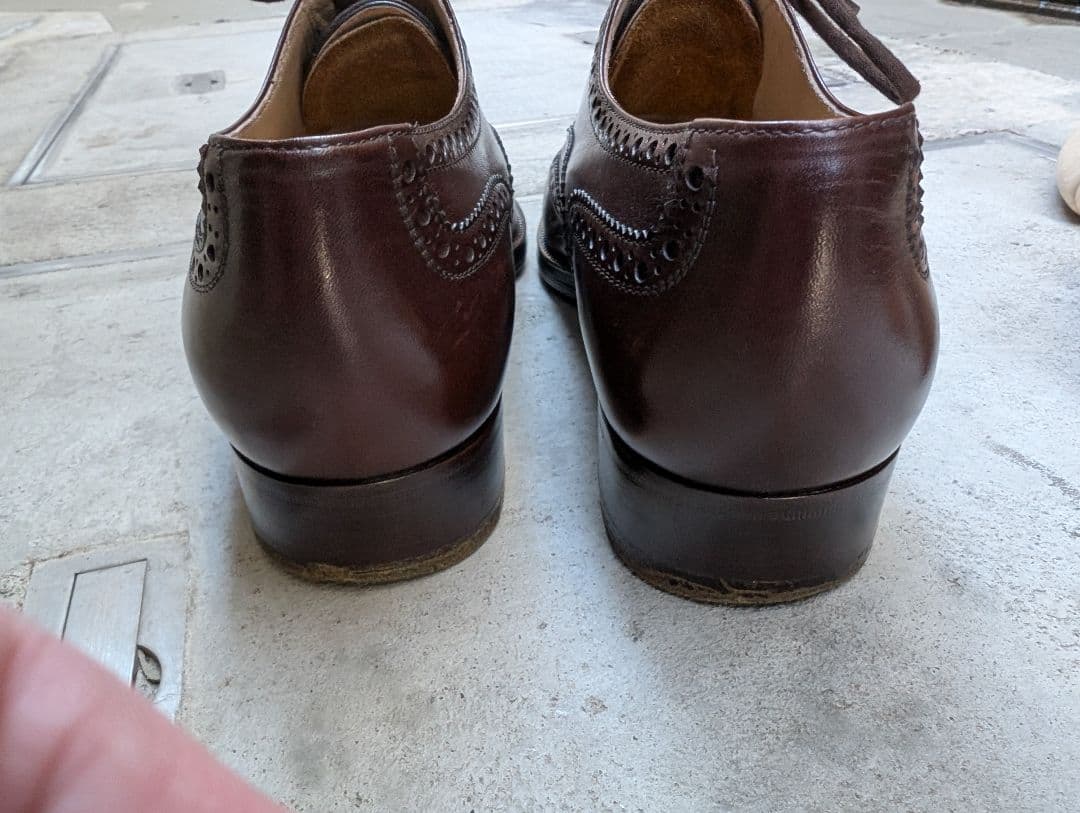 タニノクリスチー ダークブラウン ウィングチップ 5サイズ