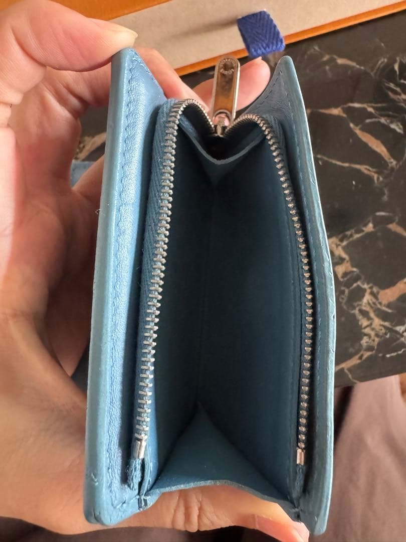 Louis Vuitton ミニウォレット ホワイト×ブルー