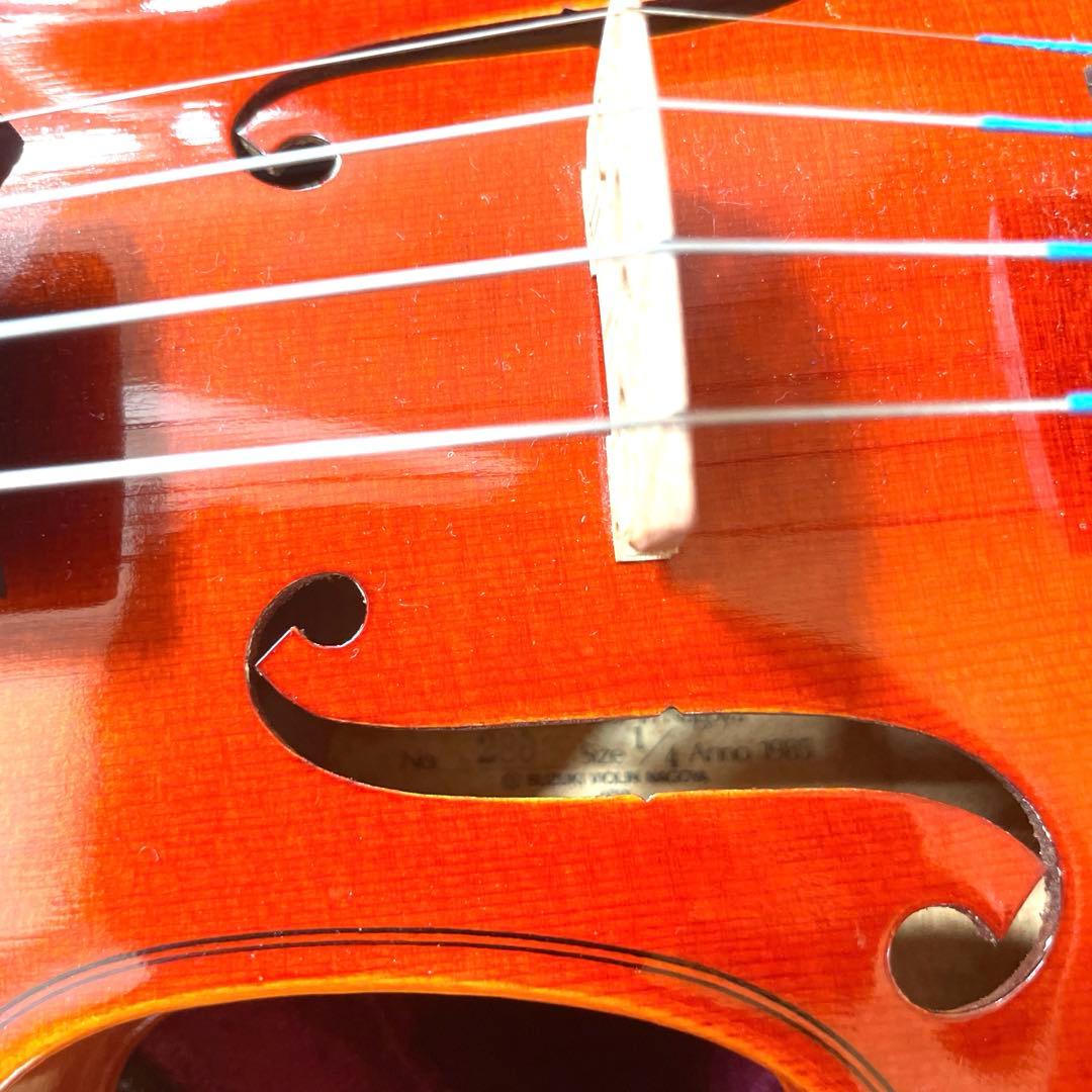 スズキ バイオリン 1/4 280 1985年 杉藤弓