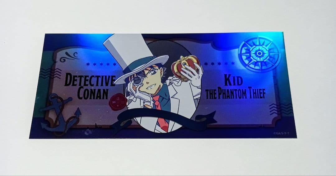 怪盗キッド クラパレット 船乗り アクキー＆チケット風カード 4点セット