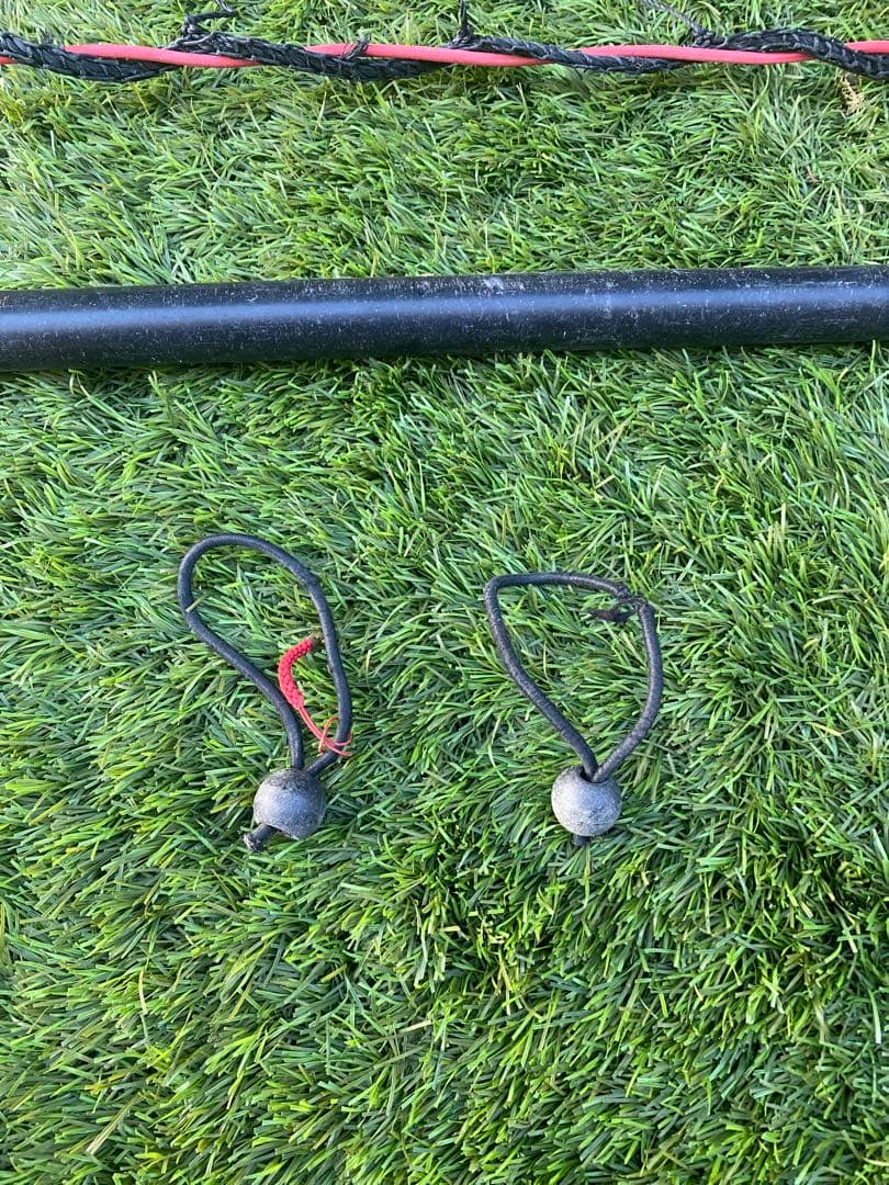 クイックプレイ サッカーゴール 4.9m×2.1m 2台セット 重り袋2個付き