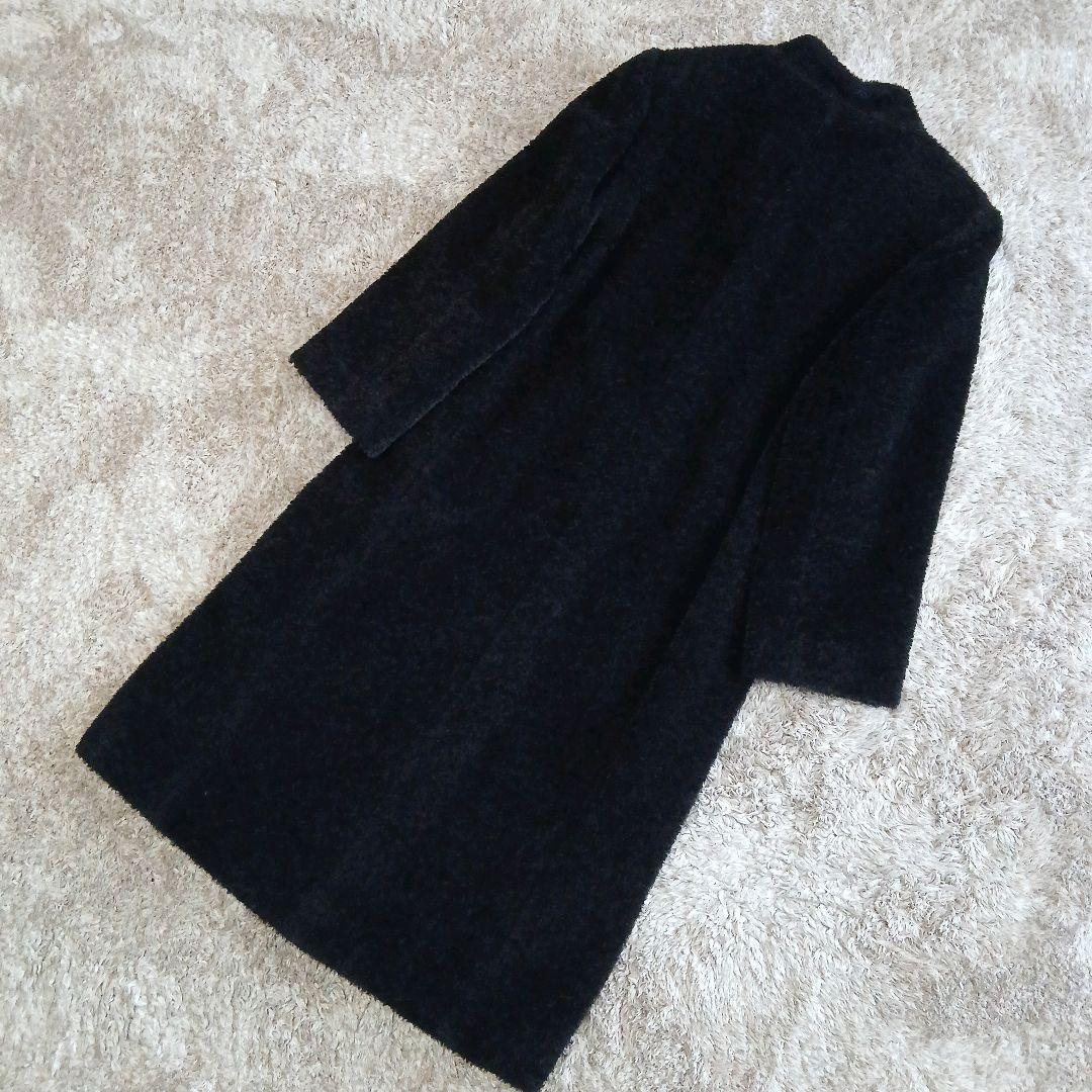 マックスマーラ ロングコート 白タグ アルパカ ボア シャギー イタリア