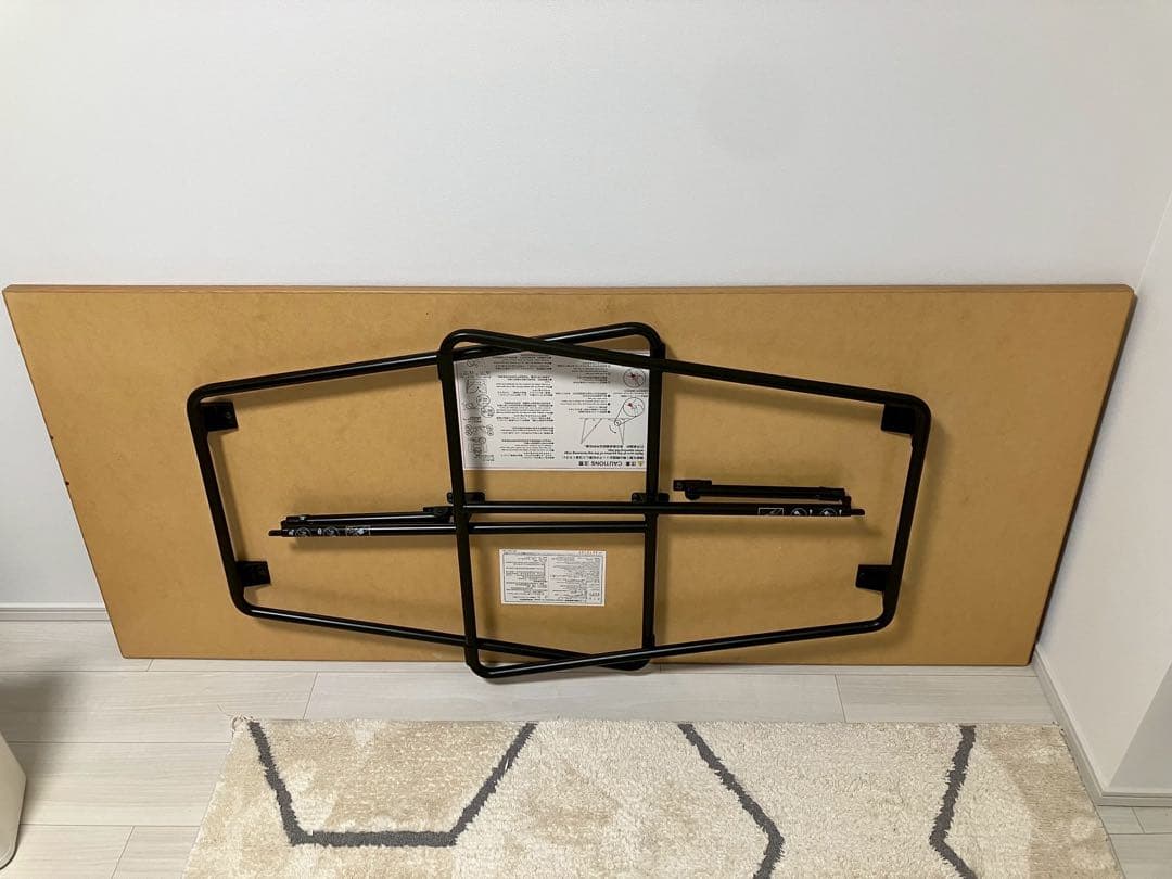 MUJI/無印良品 折りたたみテーブル・幅１６０ｃｍ・オーク材