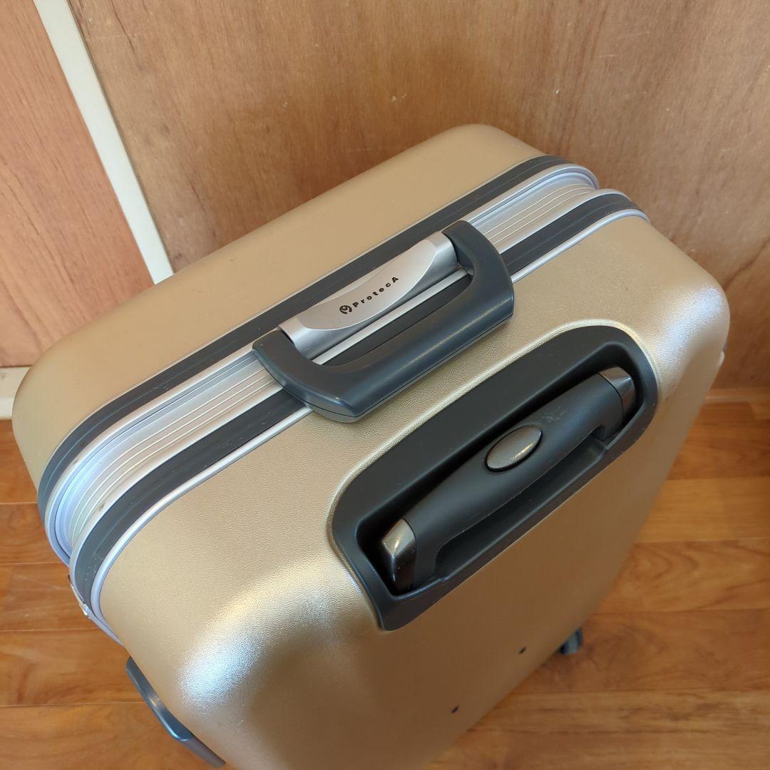 ProtecA プロテカ ゴールド スーツケース/65L エキノックスライト メンズ