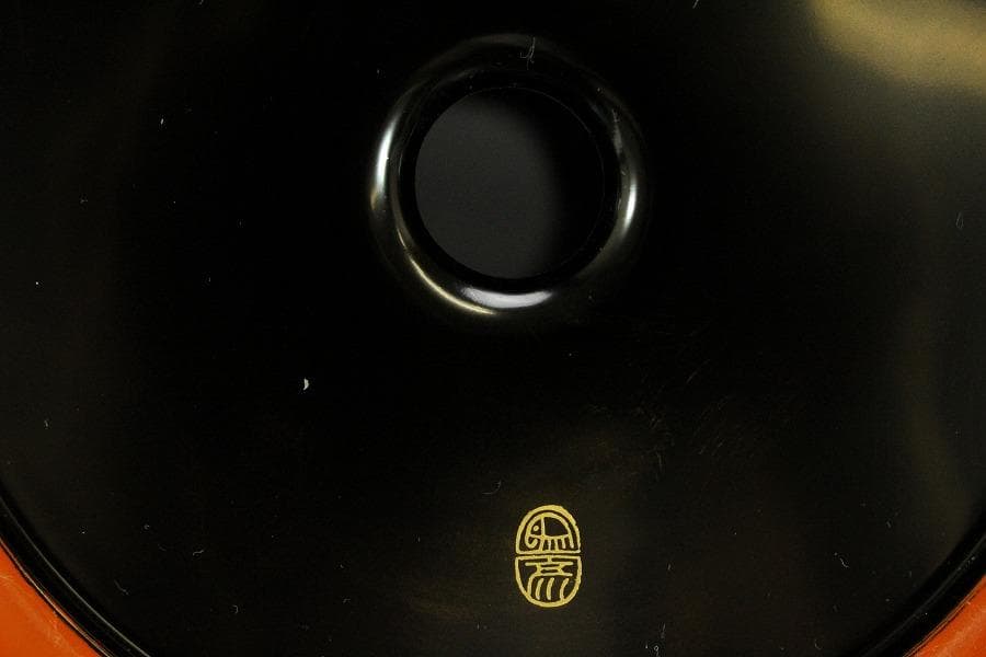 平安象彦作 根来 砧花生 美品 共箱(A815)