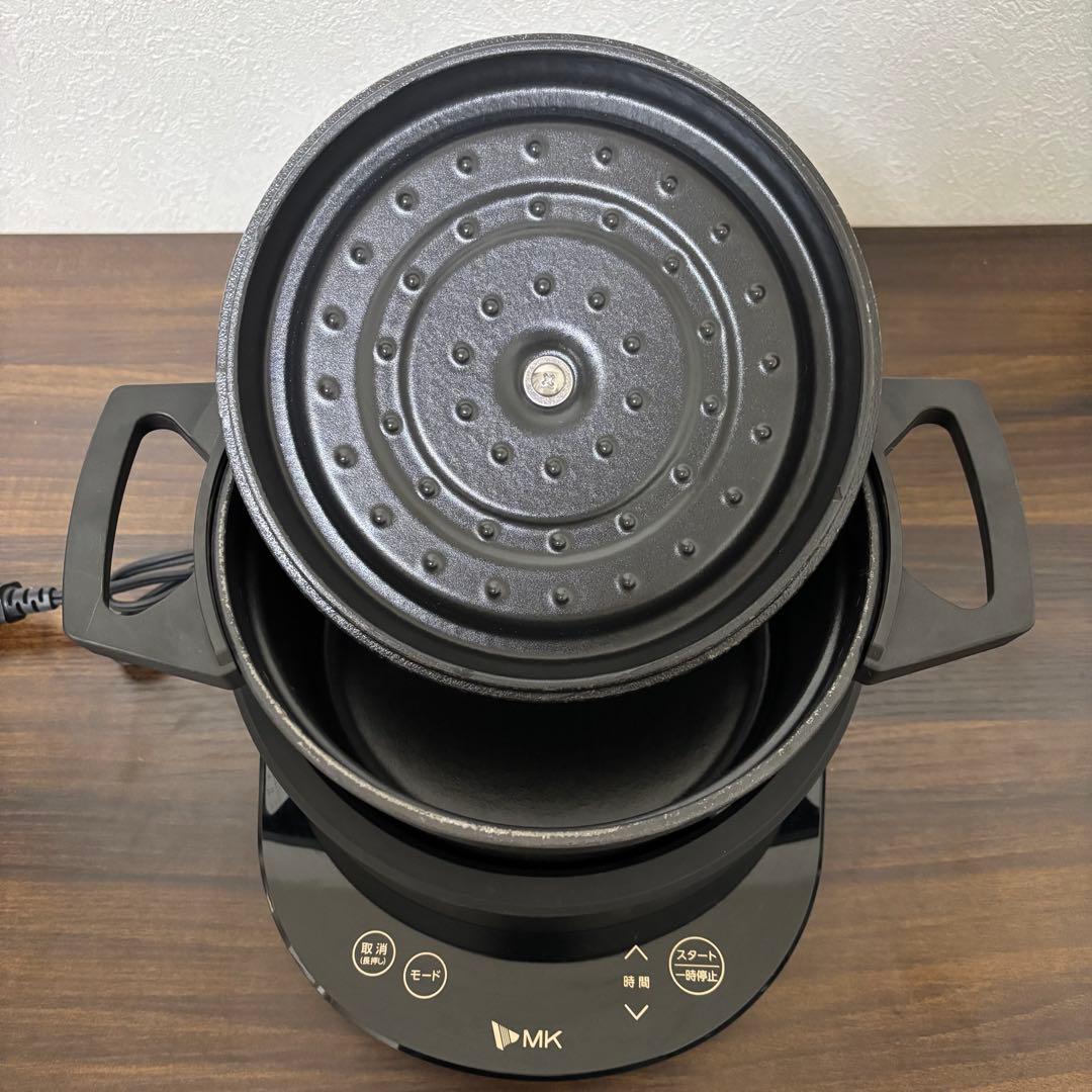 【未使用/保証付き】エムケー精工 水無し電気鍋 コツイラズ TK-M020K