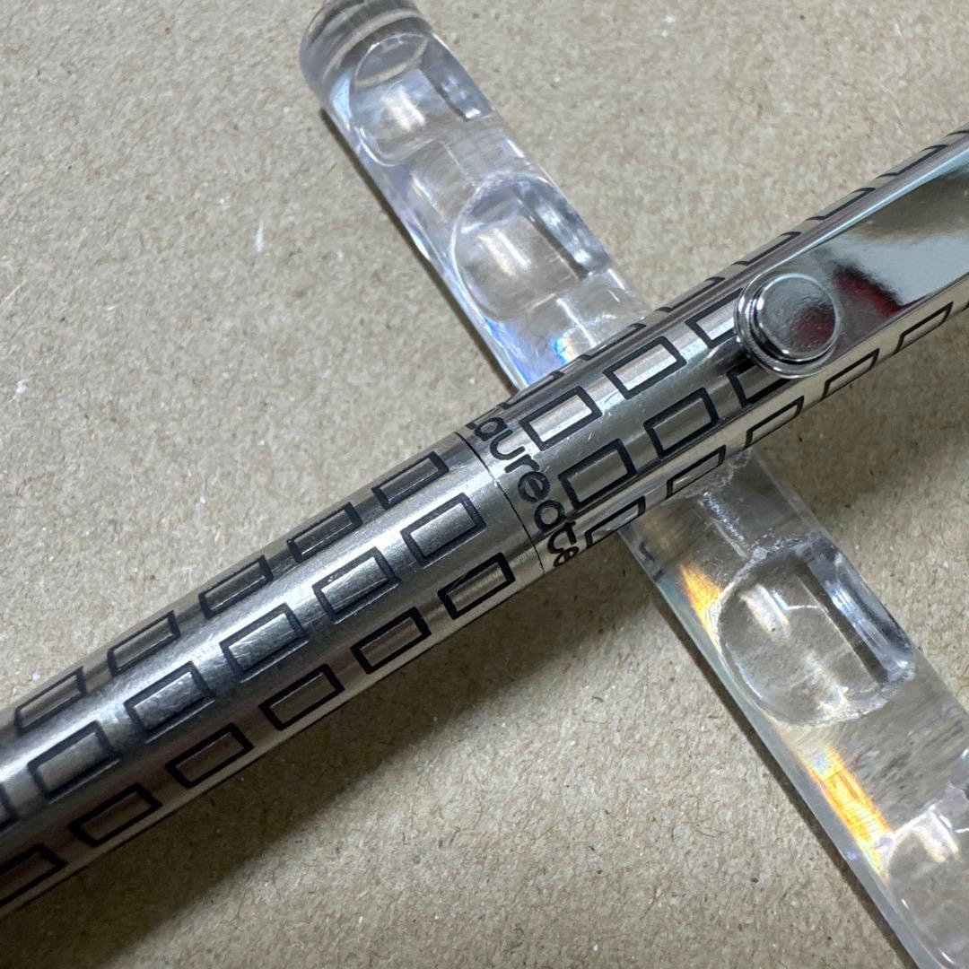 珍品 廃盤 PILOT パイロット ローリート ボールペン 水性 格子 蝕刻