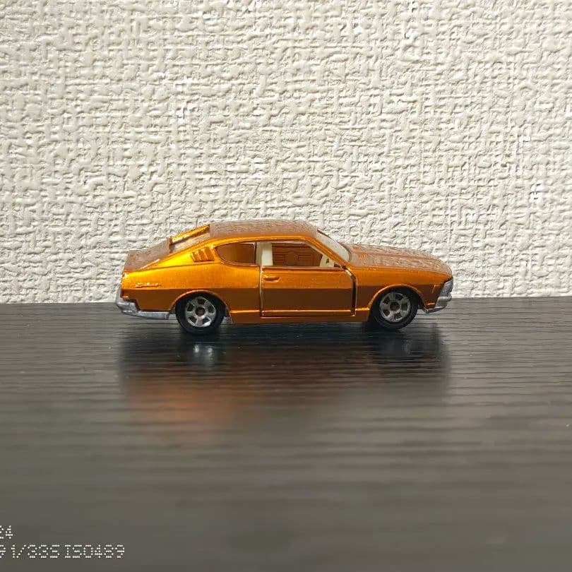 TOMICA　トミカ　ギャラン　GTO　香港製　裏板　銀塗装