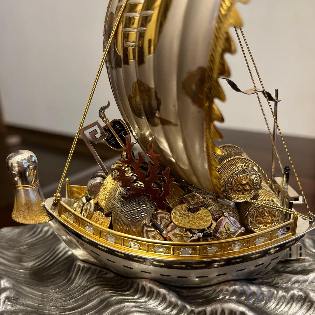 銀製 STARLING SILVER960 関工芸 宝船 SEKI - メルカリ