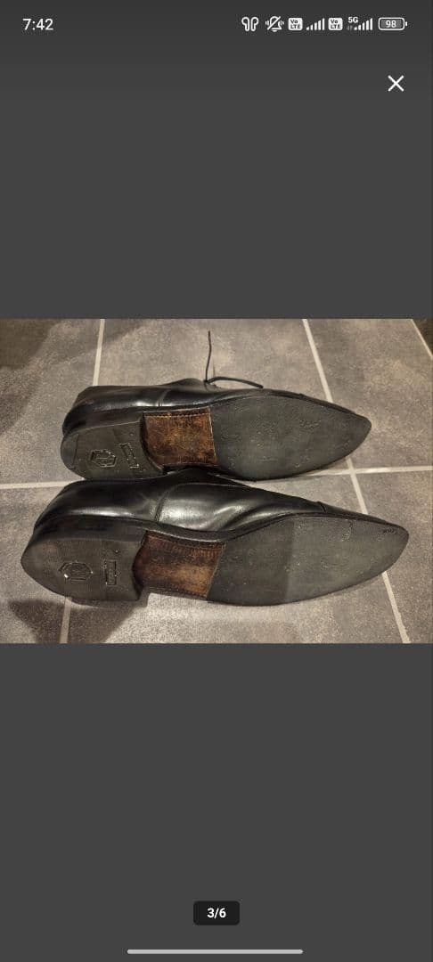 スコッチグレイン　アシュランス　 26.5cm 裏張り済み