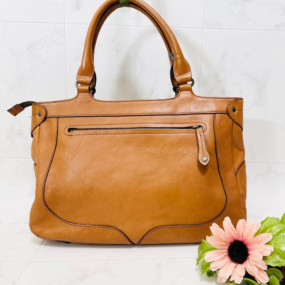 チーコ　ダコタDakota トートバッグ　レザー　革　ハンドバッグ　茶