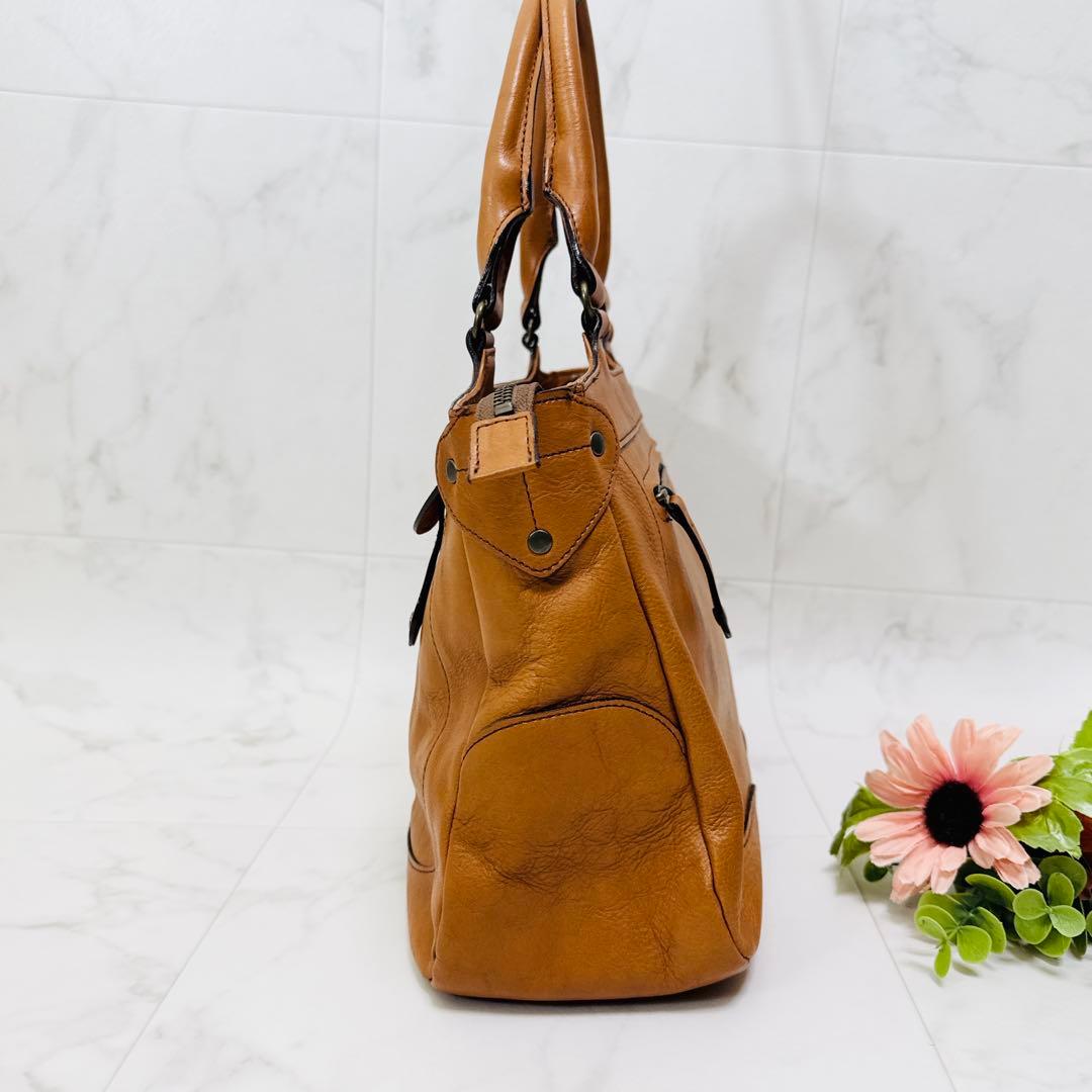 チーコ　ダコタDakota トートバッグ　レザー　革　ハンドバッグ　茶