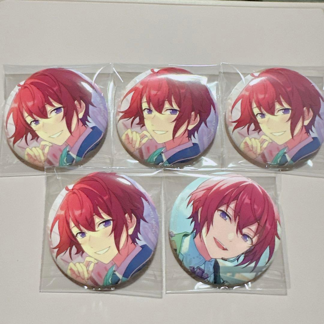 フィーチャー2 缶バッジ あんスタ あんさんぶるスターズ 朱桜司 - メルカリ