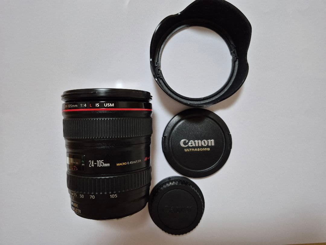 ジャンク品※ Canon EF24-105mm F4L ズームレンズ