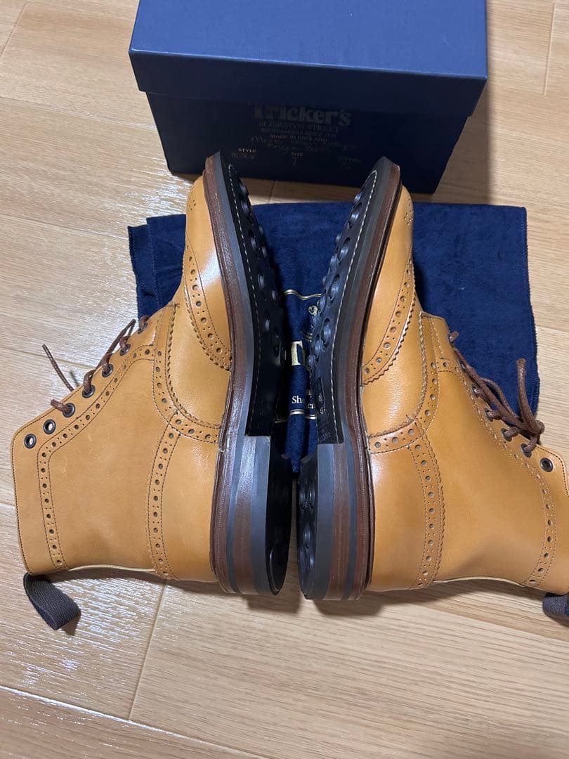 未使用　トリッカーズ　カントリーブーツ　エイコンアンティーク　7