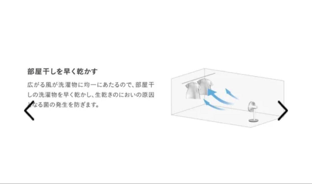 新品未使用　バルミューダ グリーンファン　ダークグレーEGF-1800-DK