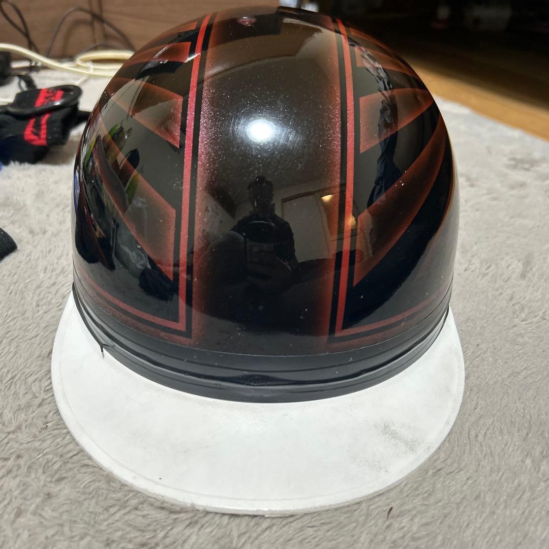 コルク半　カスタム　富士日章　三つボタン　赤黒高級クリヤ