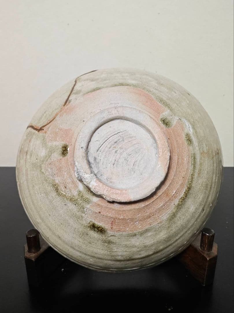 古瀬戸大降り茶碗　江戸時代