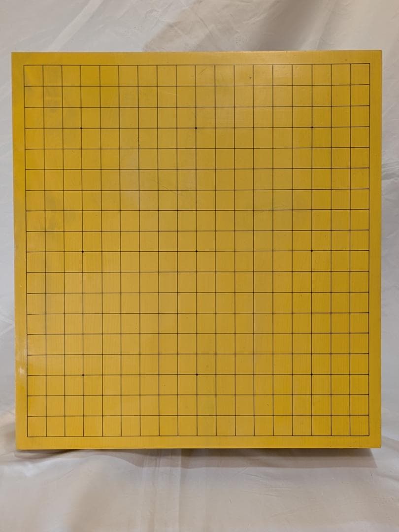 本榧（ほんかや）碁盤　3.8寸　布カバー／盤覆い付き