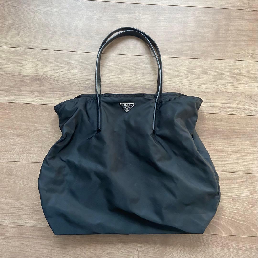 プラダ PRADAナイロン 黒 トートバッグ
