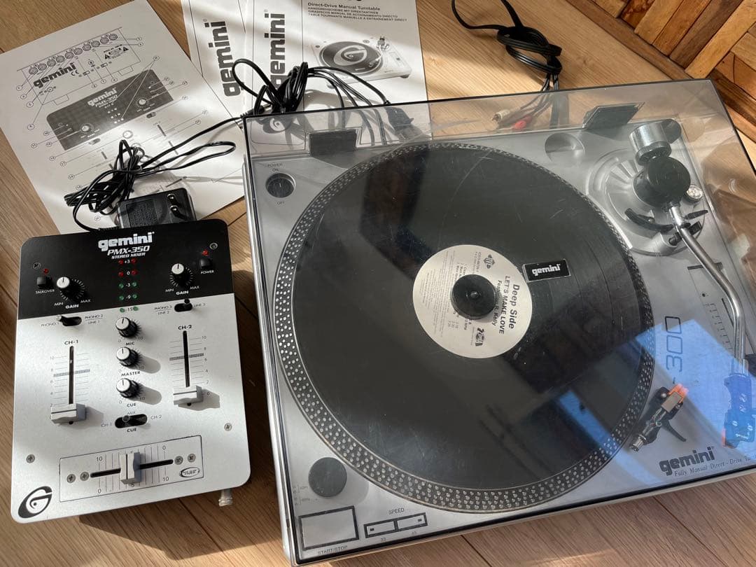 Gemini XL-300 ターンテーブル1台+DJ セット S115175959 一