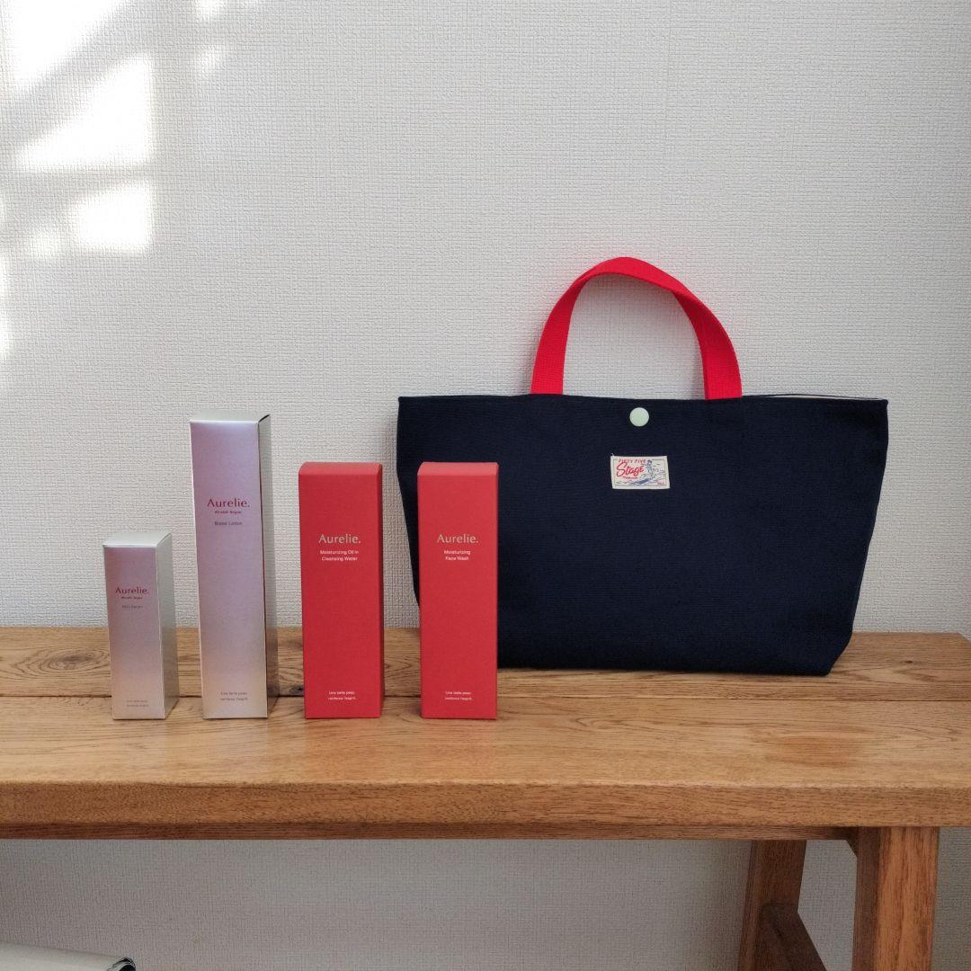 新品未使用☆　オレリーAurelie. 4点セット　ハンドメイドトートバッグ付き