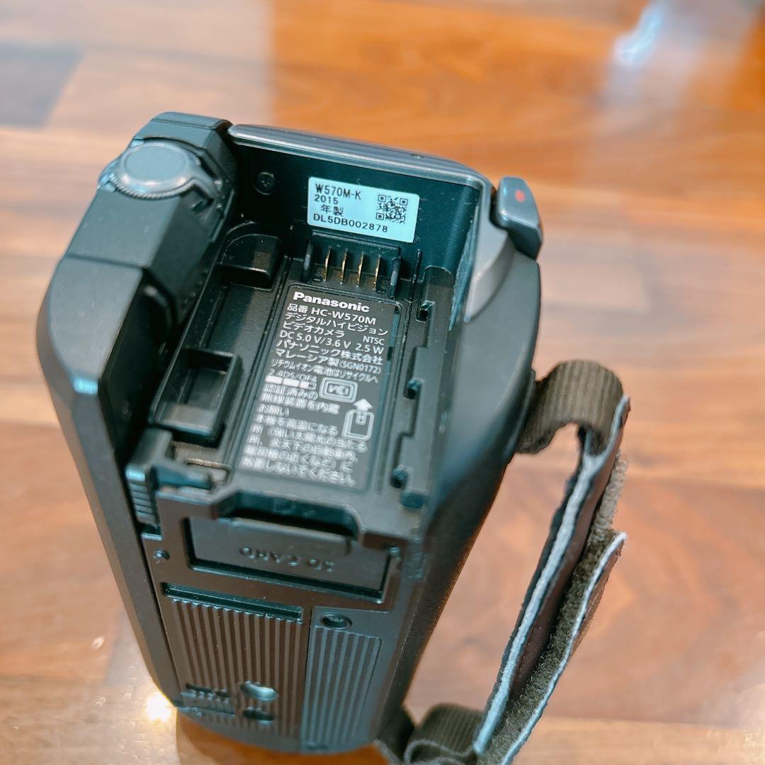 【バッテリー2個付】Panasonic HC-W570M ビデオカメラ ブラック