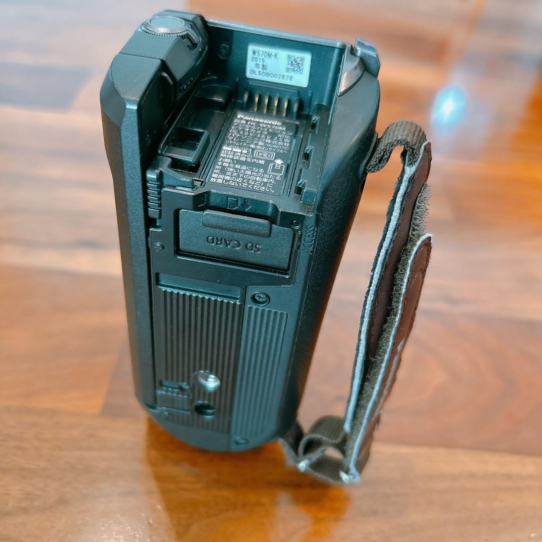 【バッテリー2個付】Panasonic HC-W570M ビデオカメラ ブラック